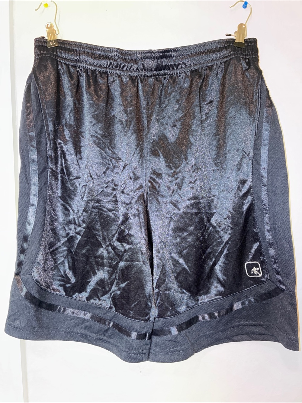 And1 Blue Men's Athletic Shorts with Subtle Sheen